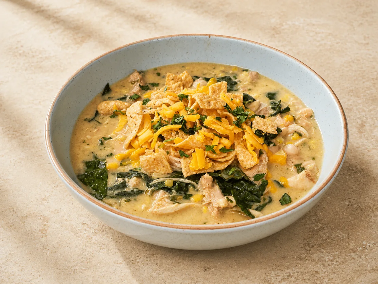 Finished White Chicken Chili